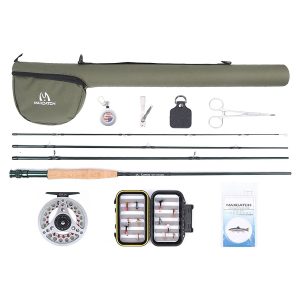 Best Fly Fishing Rods of 2018 | Maxcatch Extreme Fly Fishing Combo Complete Fly Rod Kit 9' 5weight